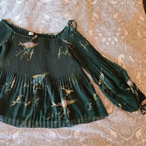 Wilfred off the shoulder flowy top